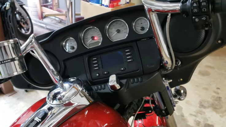 Harley amp install