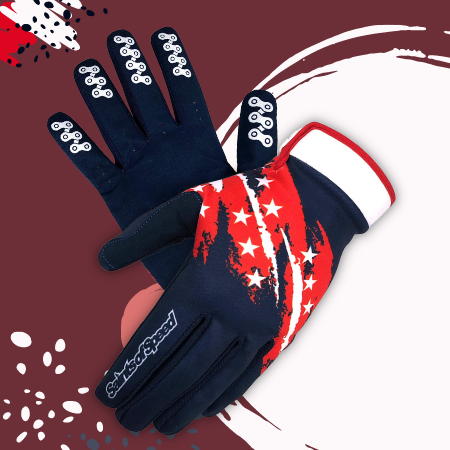 Saints of Speed Motorcycle Performance Protective Gloves