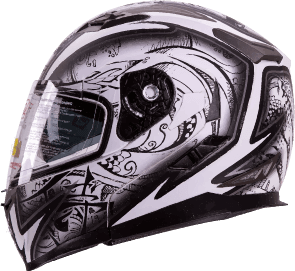 IV2 Helmets Demon Samurai Dual Visor - best snowmobile helmet