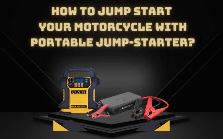 use portable jump starter step by step
